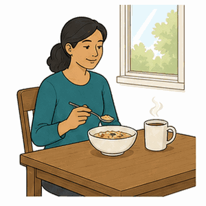eat breakfast